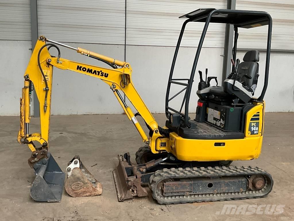 Komatsu PC 14 R-3HS Mini kotrók < 7t