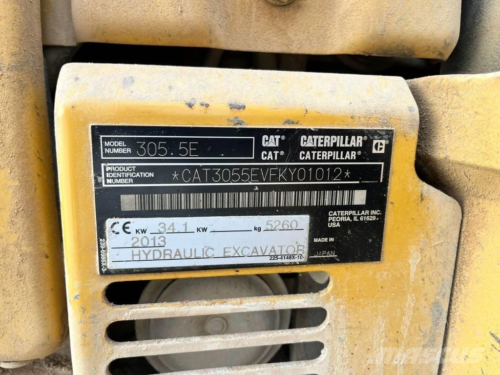 CAT 305.5 Mini kotrók < 7t