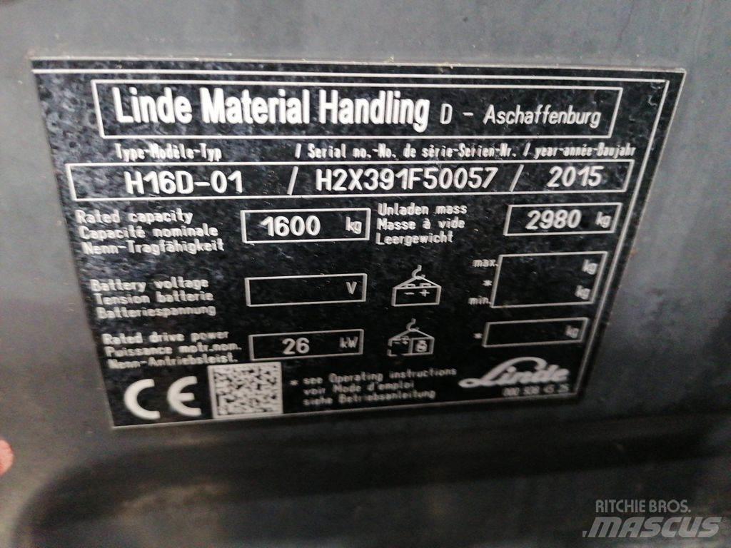 Linde H16D-01 Dízel targoncák