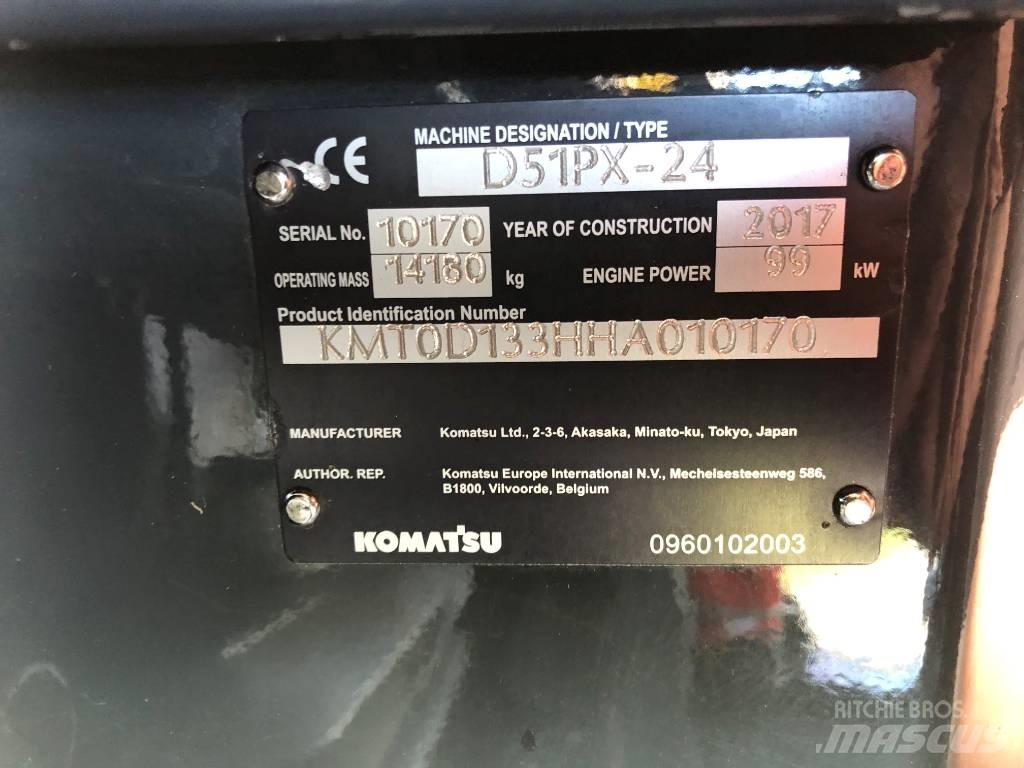 Komatsu D51PX-24 lánctalpas dózerek