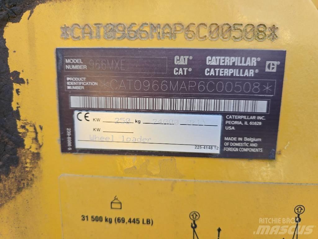 CAT 966 M Gumikerekes homlokrakodók