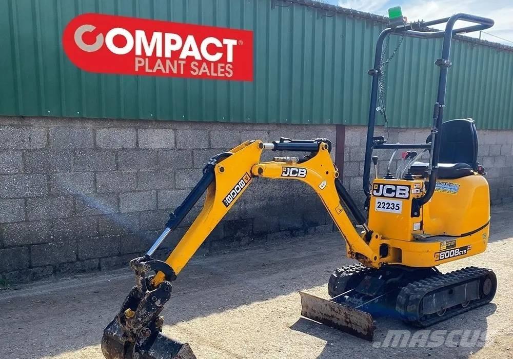 JCB 8008 Mini kotrók < 7t