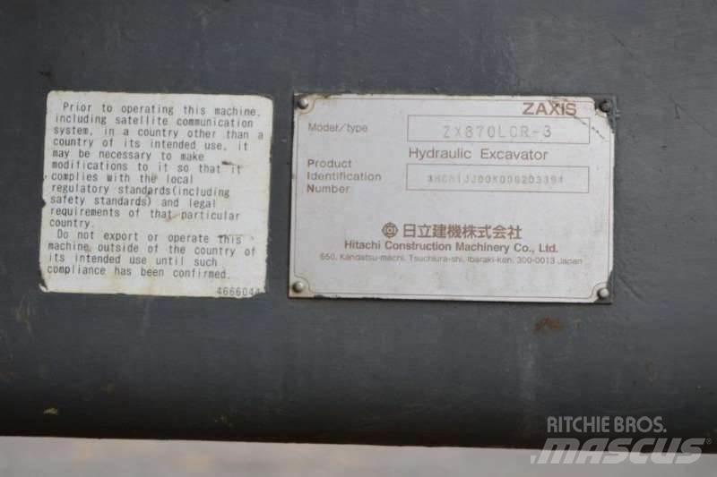 Hitachi ZX870 Mini kotrók < 7t