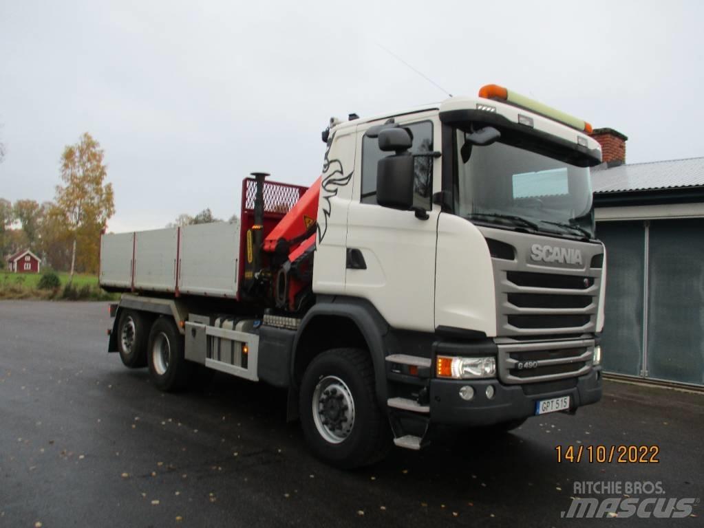 Scania G490cb6x4*4 Darus teherautók