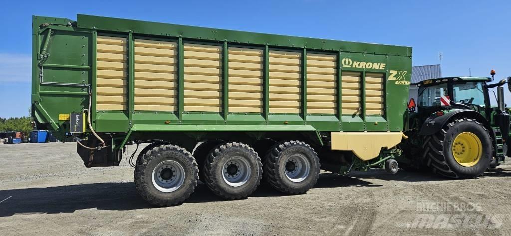 Krone ZX 470 GL Önrakodó pótkocsik