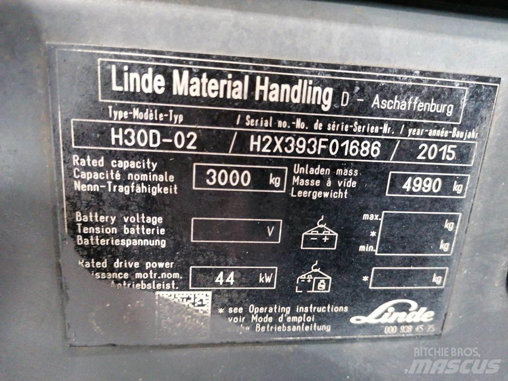 Linde H30D-02 Dízel targoncák