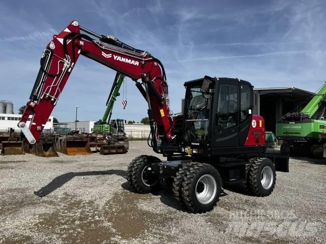 Yanmar B 95W Gumikerekes kotrók