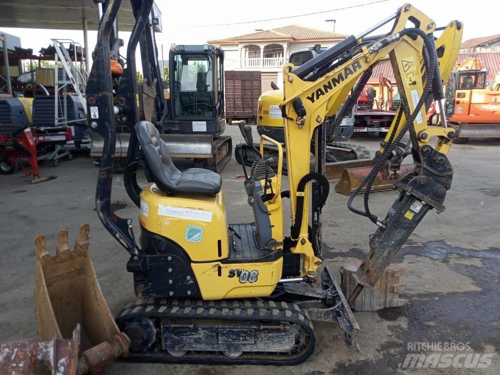 Yanmar SV08-1C Mini kotrók < 7t