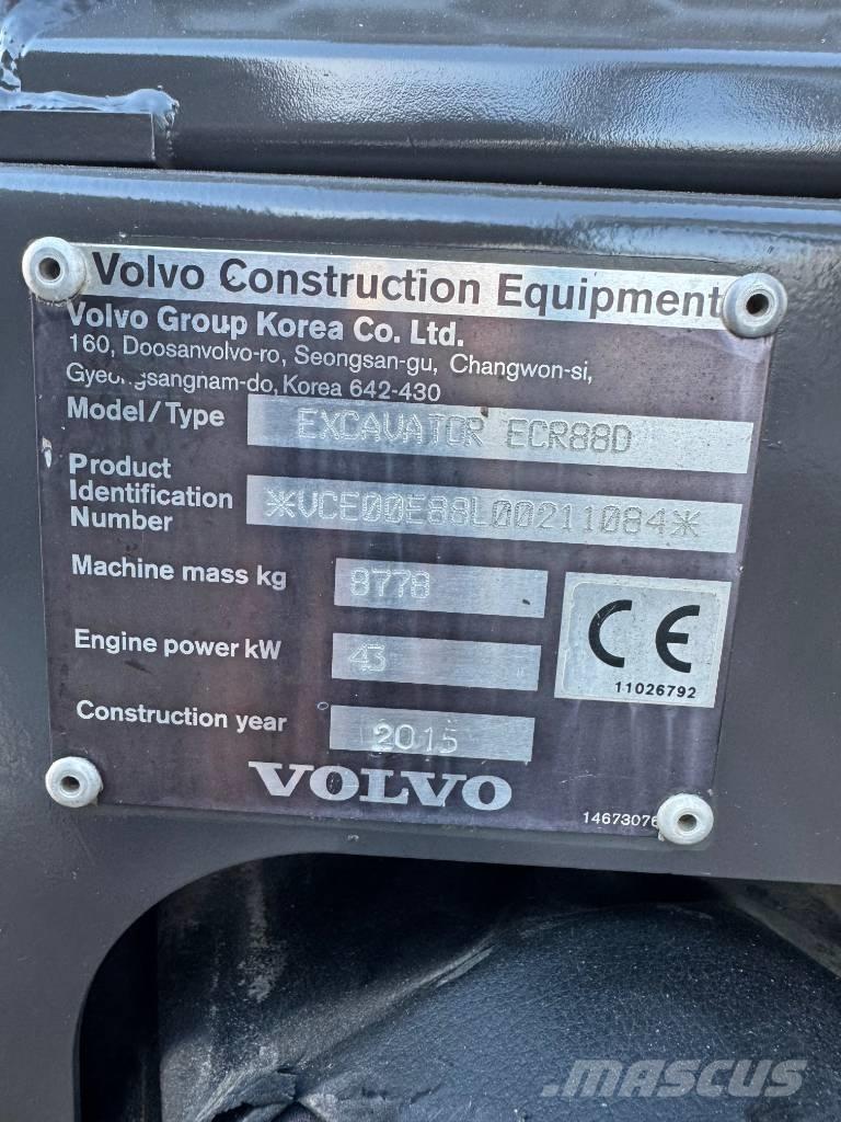 Volvo ECR 88 D Közepes (midi) kotrók 7 t - 12 t