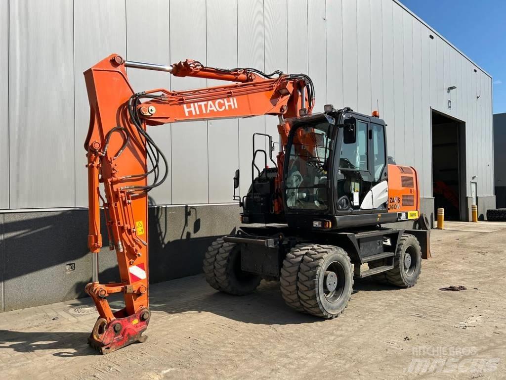 Hitachi ZX 140 W-5B Gumikerekes kotrók