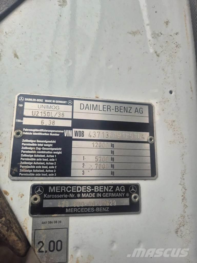 Unimog u 2150l38 Talaj fúró
