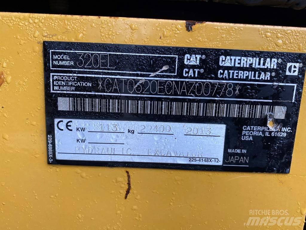 CAT 320 EL Lánctalpas kotrók