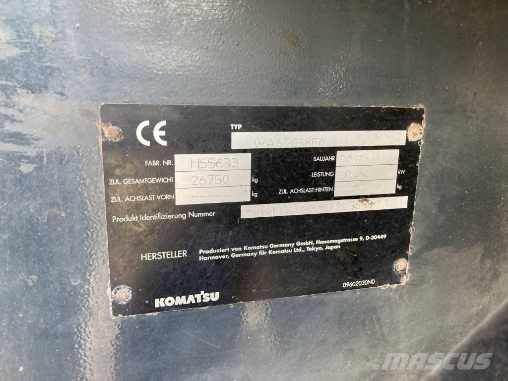 Komatsu WA 470-8 Gumikerekes homlokrakodók