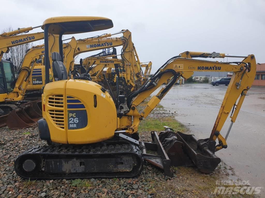 Komatsu PC26MR-3 Mini kotrók < 7t