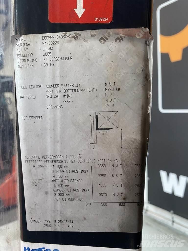 Doosan D40SC-5 Dízel targoncák