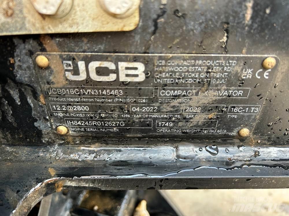 JCB 16C-1 Mini kotrók < 7t