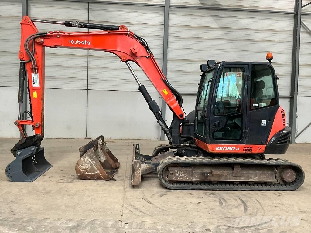 Kubota KX 080-4 Közepes (midi) kotrók 7 t - 12 t