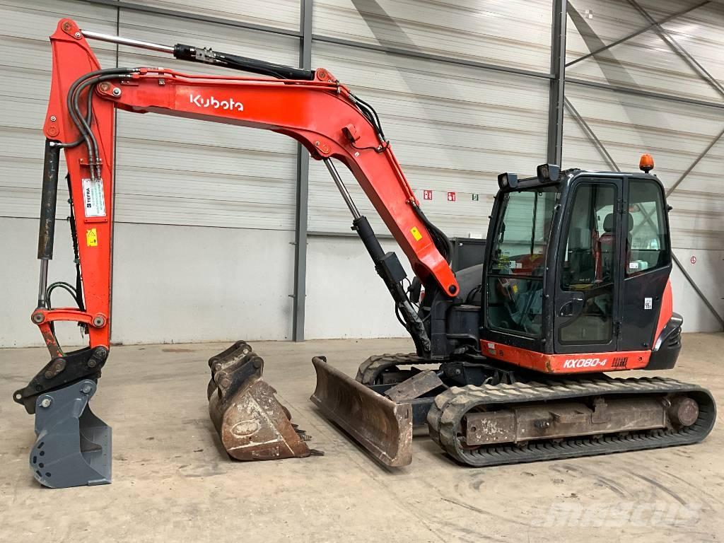 Kubota KX 080-4 Közepes (midi) kotrók 7 t - 12 t