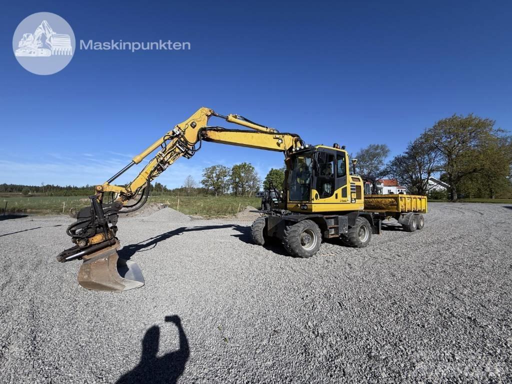 Komatsu PW 148-10 Gumikerekes kotrók