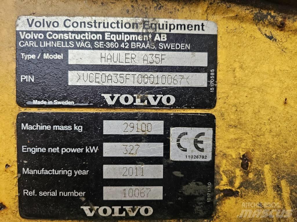 Volvo A 35 F Csuklósdömperek