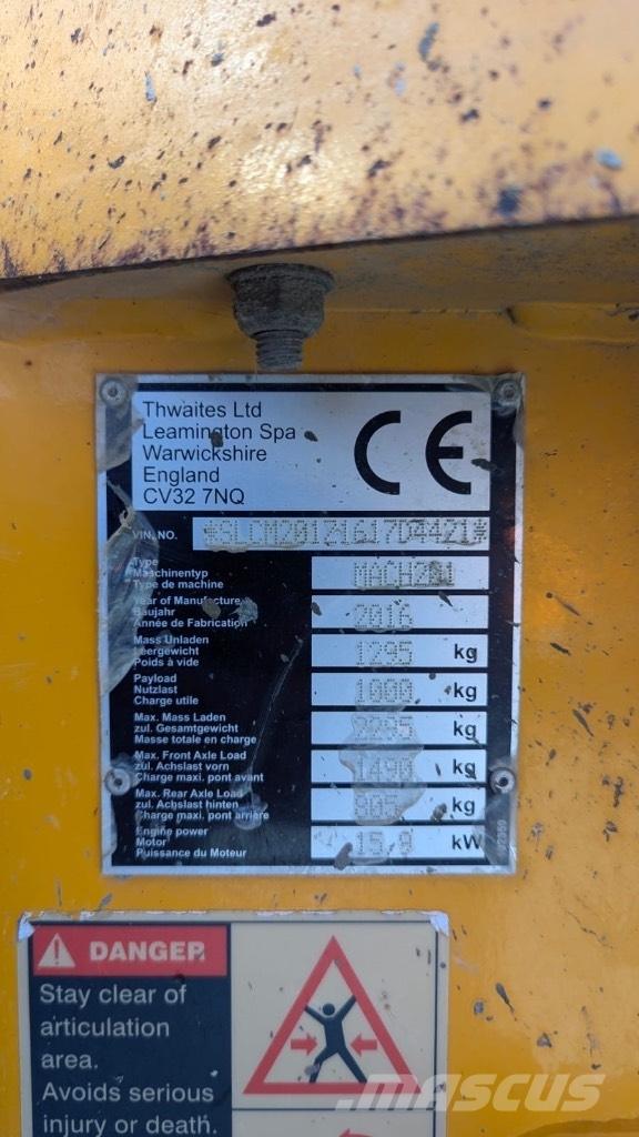 Thwaites 1 ton Mezei dömperek