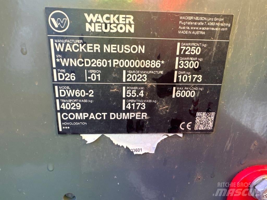 Wacker Neuson DW60-2 Mezei dömperek