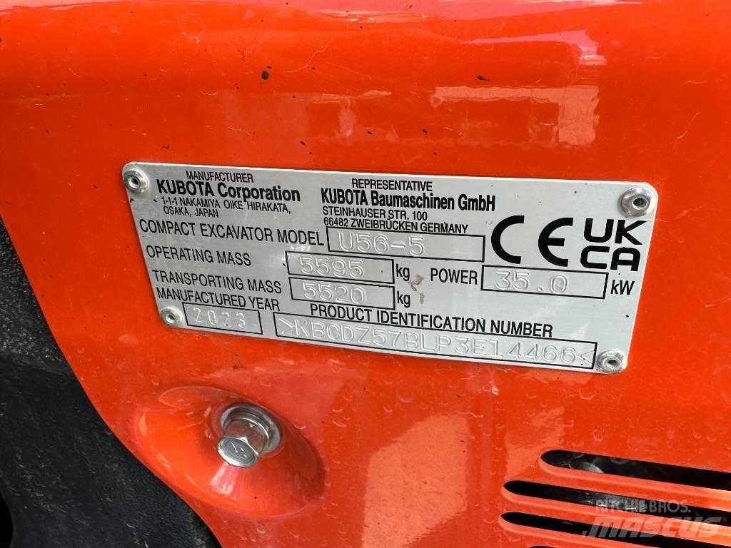 Kubota U 56-5 Mini kotrók < 7t