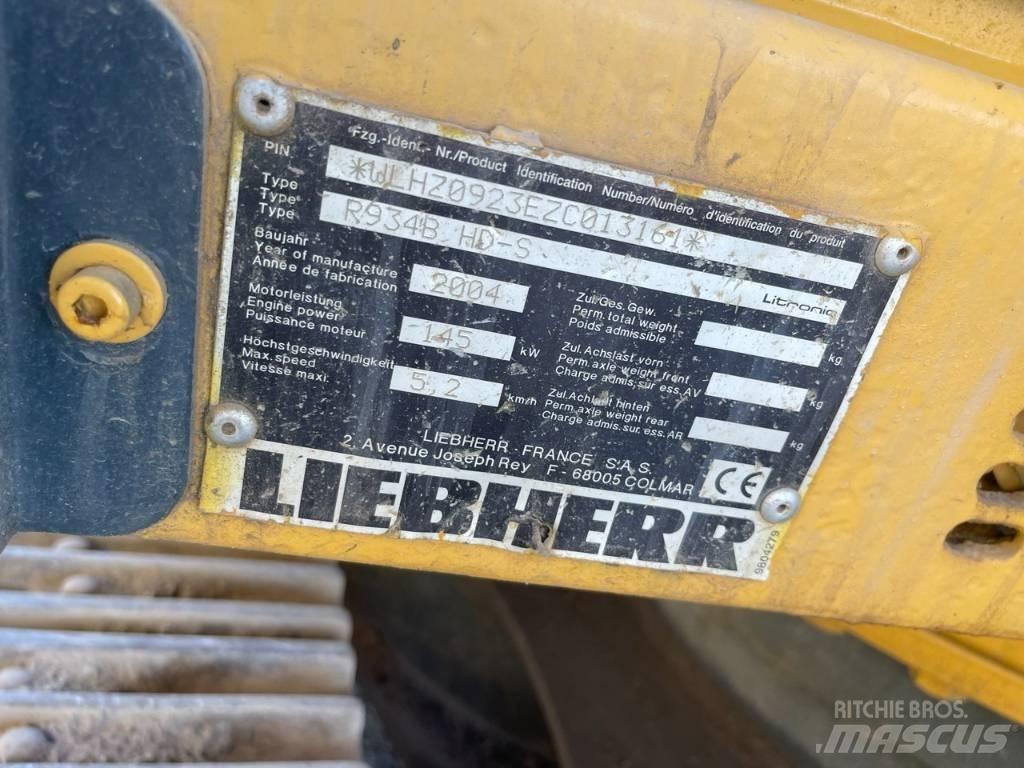 Liebherr R 934 B Lánctalpas kotrók