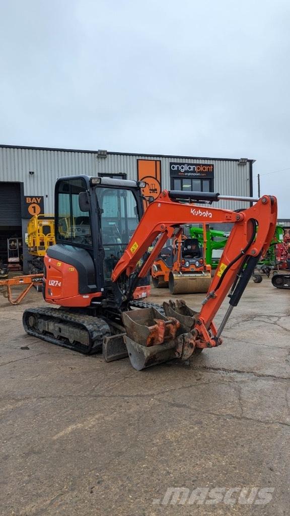 Kubota U 27-4 Mini kotrók < 7t