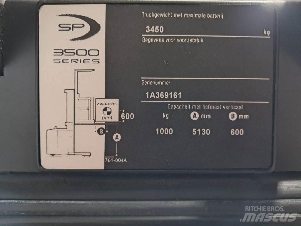 Crown SP3512 Komissiózó alacsony emelésű targonca