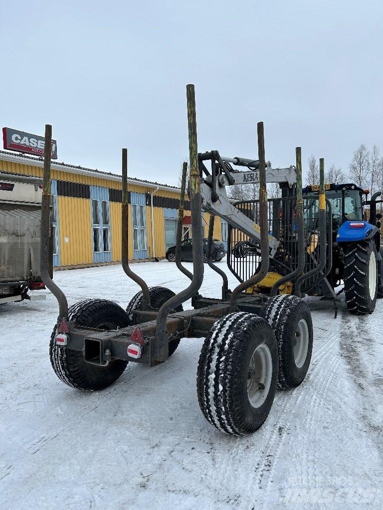 Kesla 10T + 204T Erdészeti pótkocsik