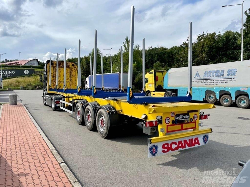 Lecitrailer 3E 20 Rönkszállító félpótkocsik
