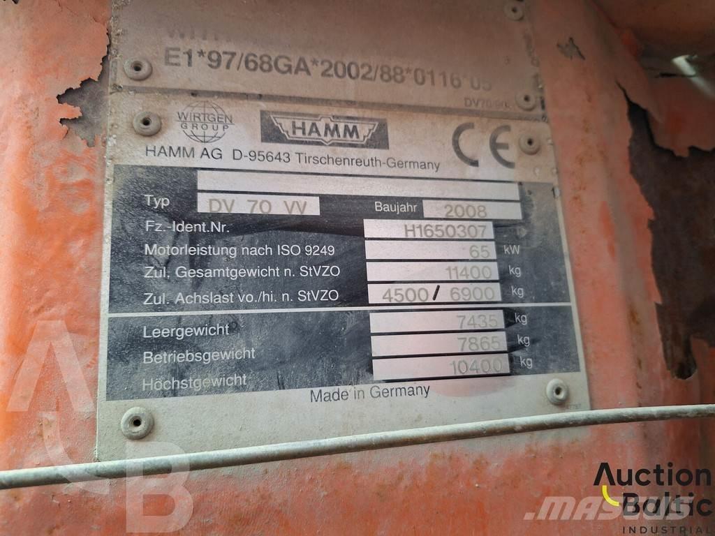 Hamm DV 70 VV Egyéb hengerek