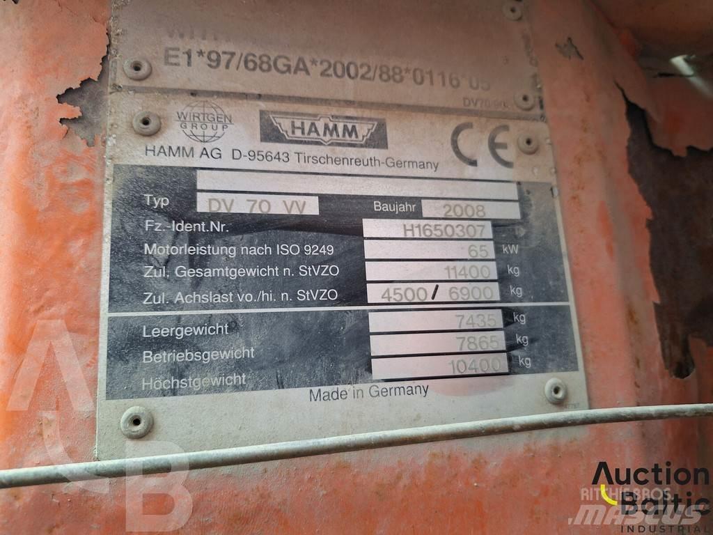 Hamm DV 70 VV Egyéb hengerek