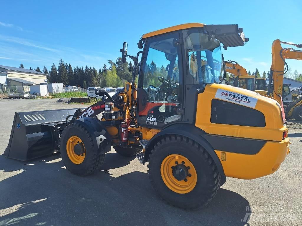 JCB 409 SV Gumikerekes homlokrakodók