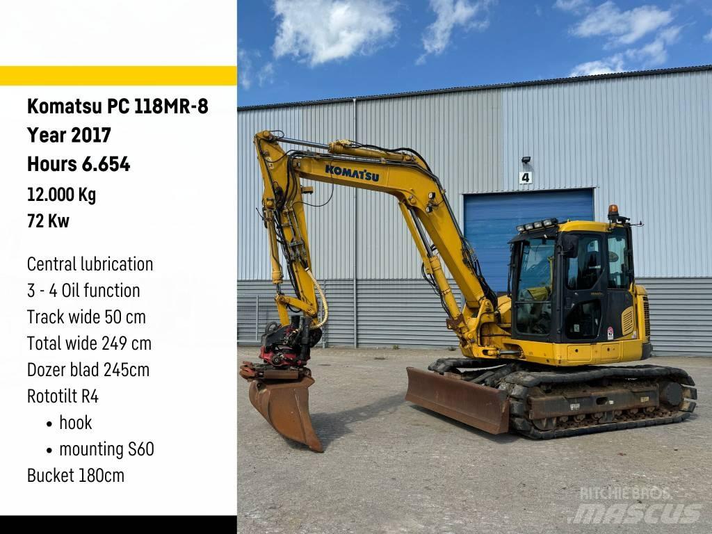 Komatsu PC 118 MR-8 Lánctalpas kotrók