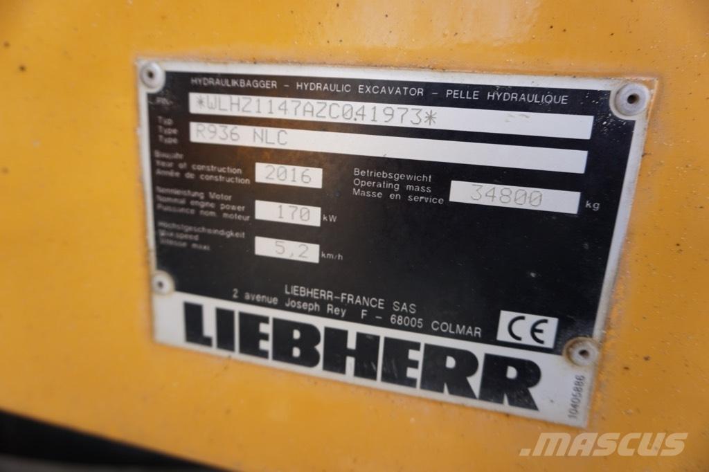 Liebherr R 936 N LC Lánctalpas kotrók