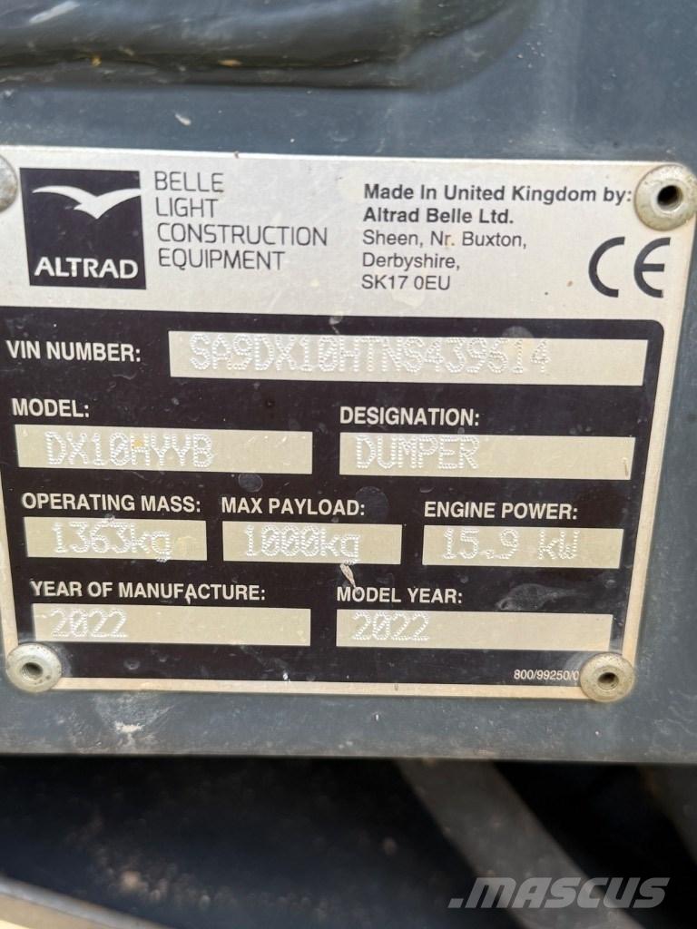 Belle DX1000HT Mezei dömperek