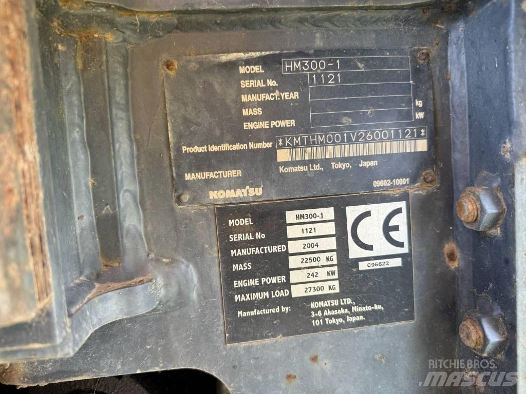 Komatsu HM300-1 Csuklósdömperek