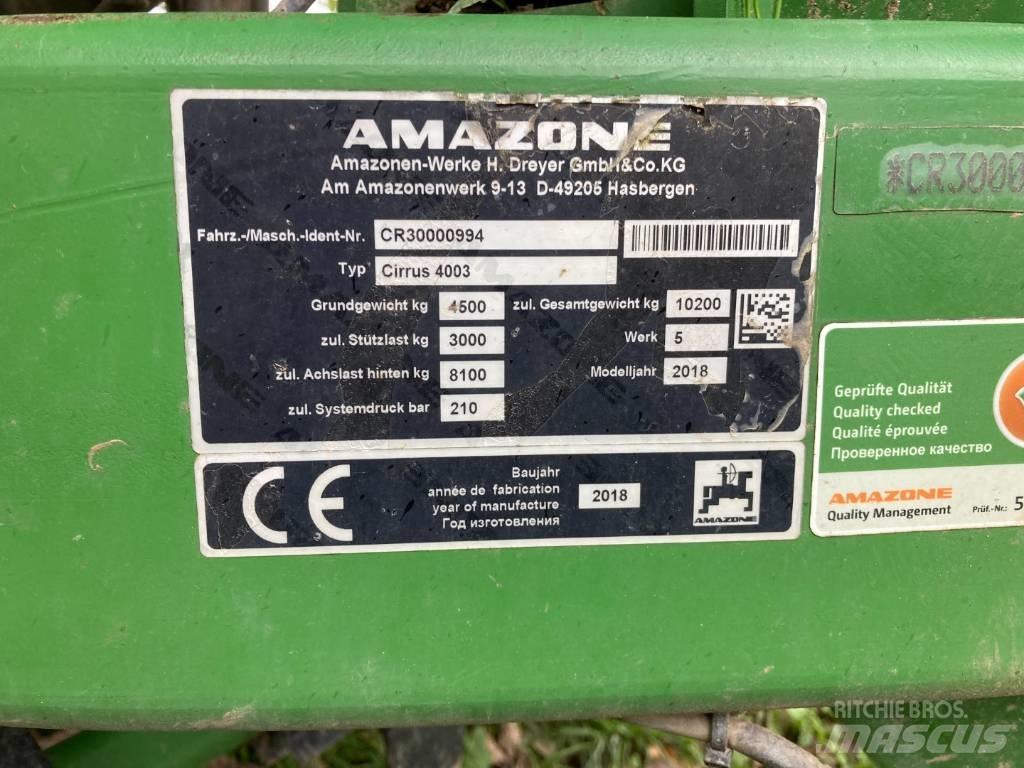 Amazone Cirrus 4003 Sorvetőgép