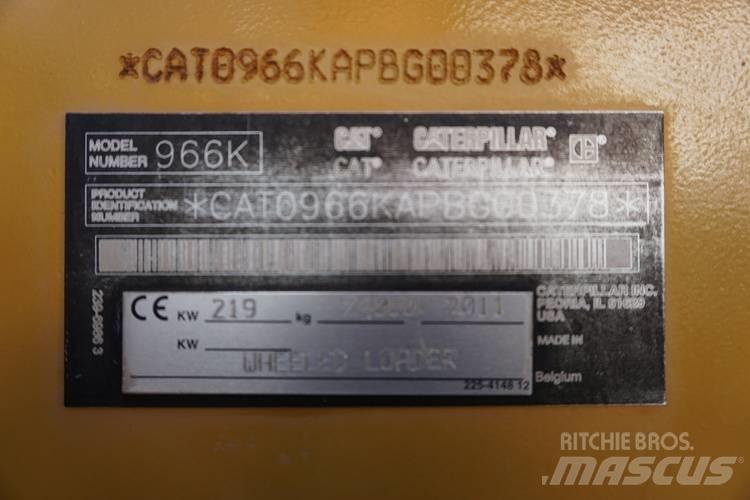 CAT 966K Gumikerekes homlokrakodók