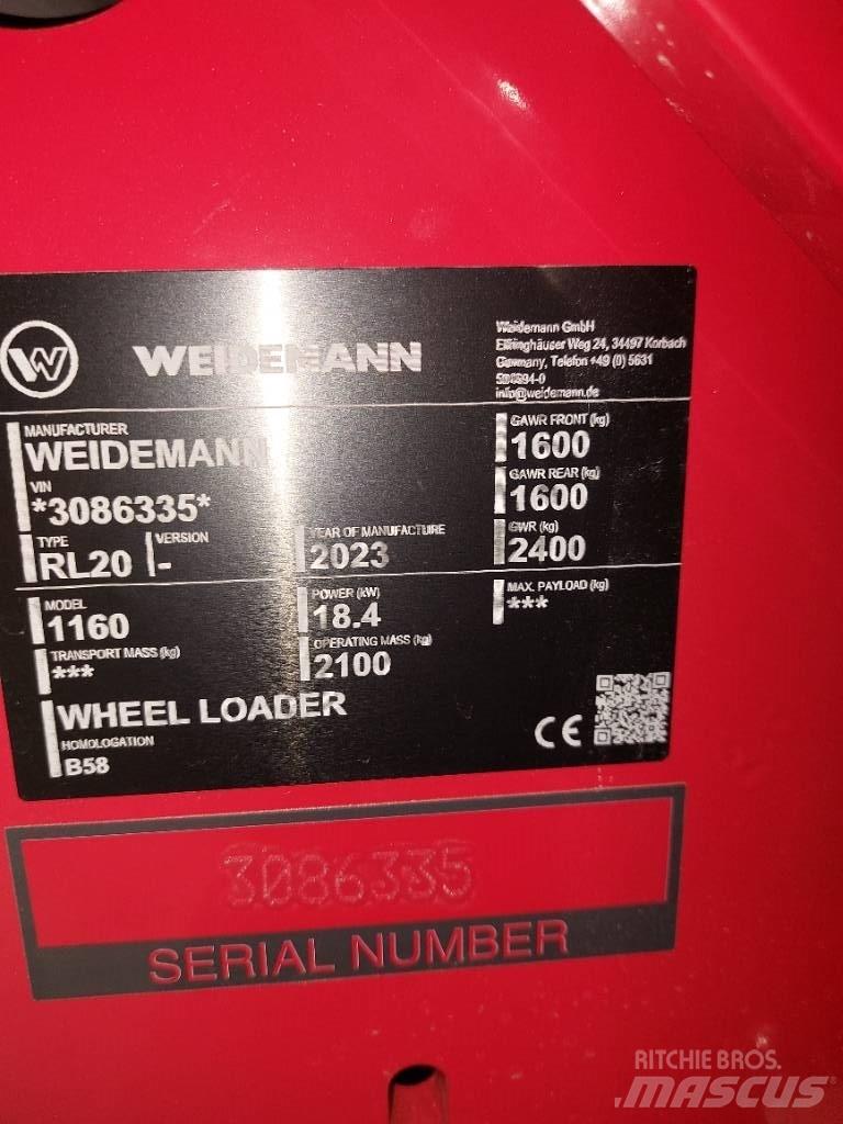 Weidemann 1160 Univerzális rakodók