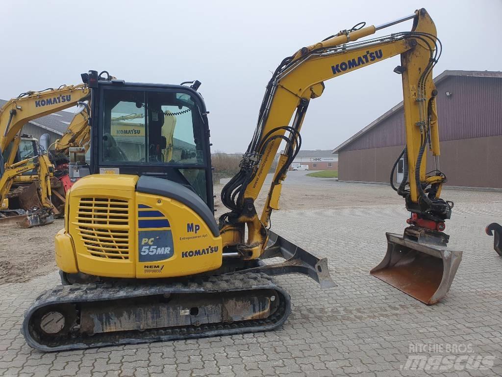 Komatsu PC55MR5 Mini kotrók < 7t
