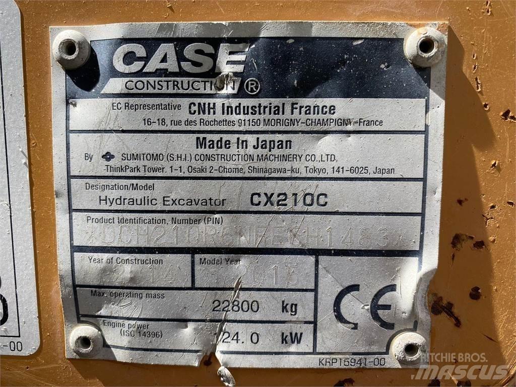 CASE CX210 Lánctalpas kotrók
