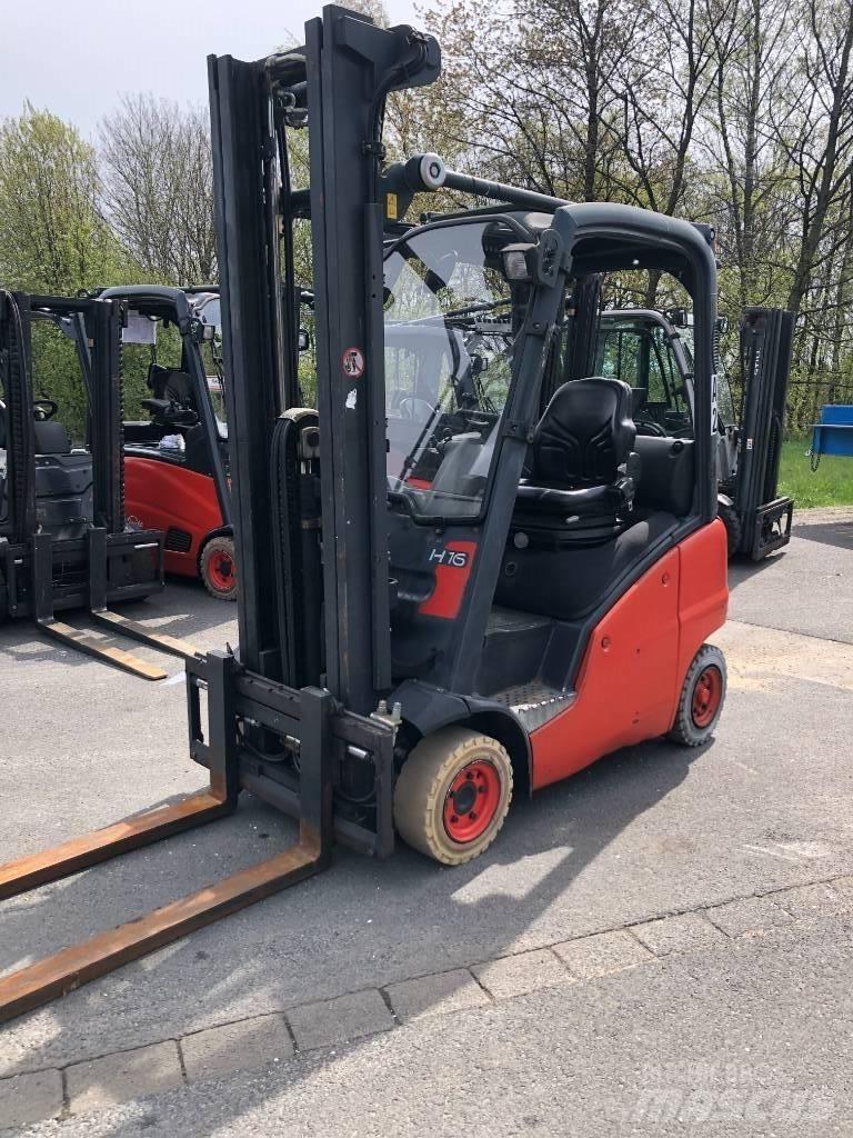 Linde H 16 T -01 Gázüzemű targoncák