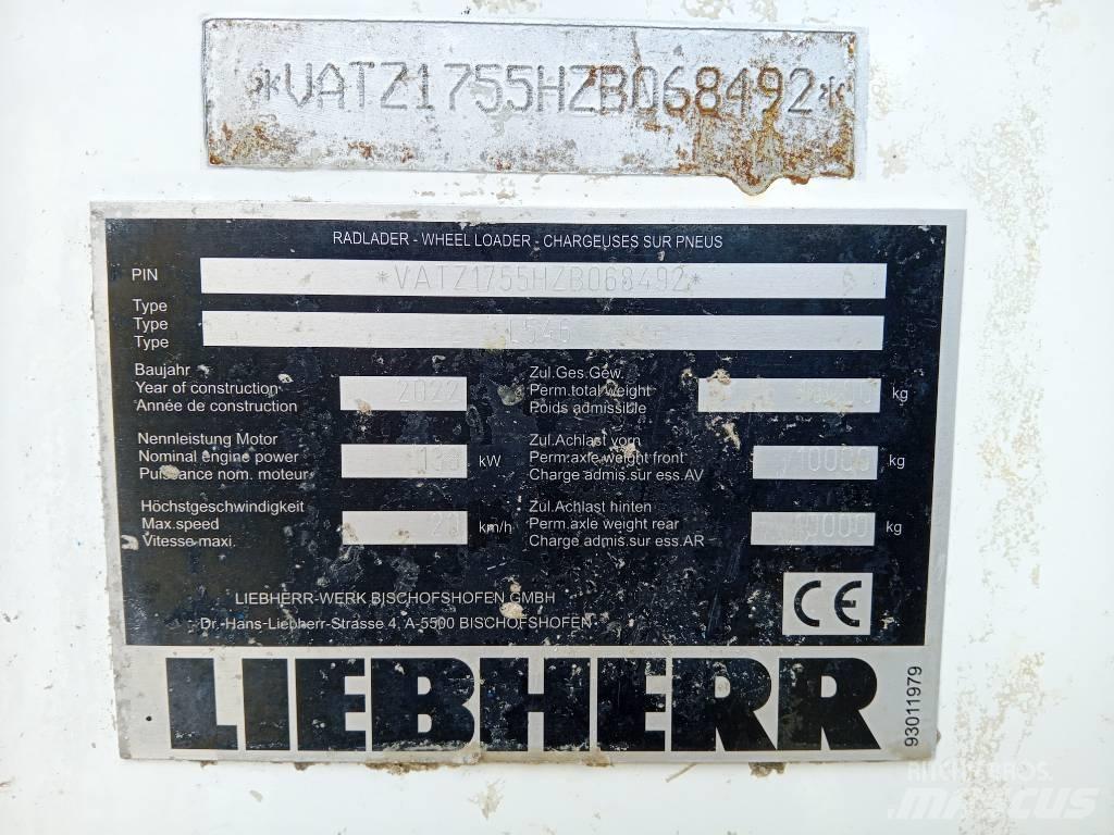 Liebherr L546 Gumikerekes homlokrakodók