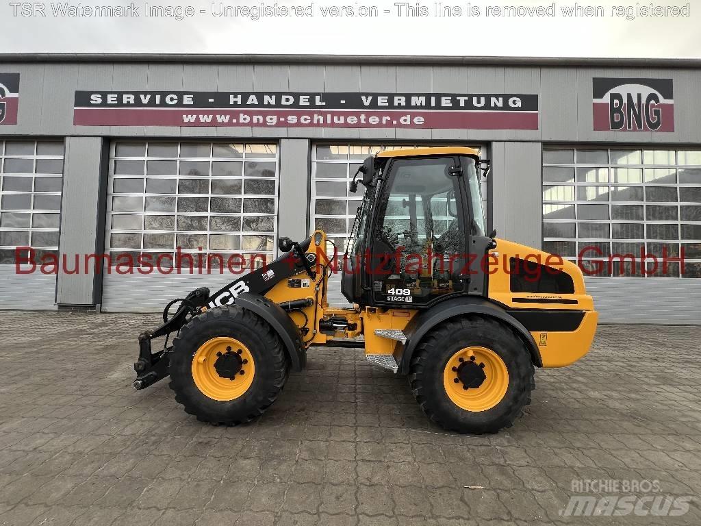 JCB 409 -gebraucht- Gumikerekes homlokrakodók
