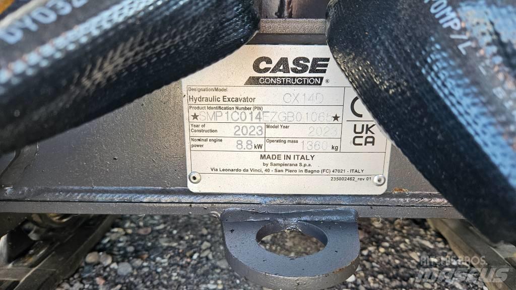CASE CX14D Mini kotrók < 7t