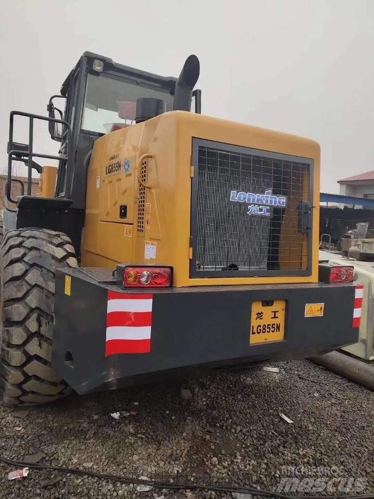 Lonking LG855N Gumikerekes homlokrakodók