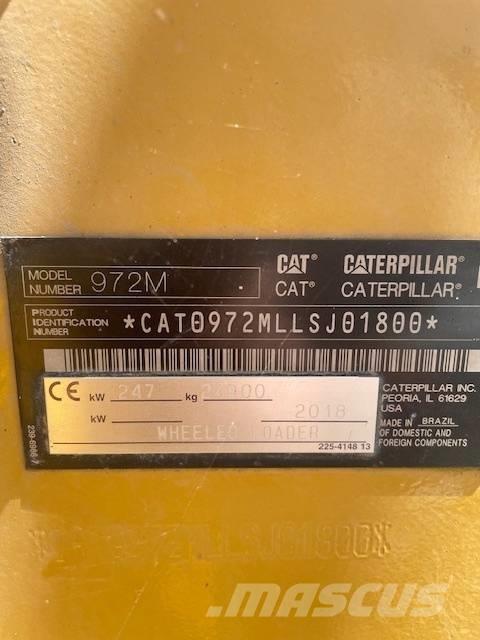 CAT 972 M Gumikerekes homlokrakodók